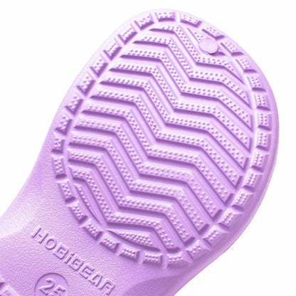 WOUEOI Toddler Garden Shoes Cartoon Slides Sandals Clogs Light Purple Size 8