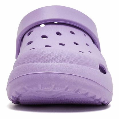 WOUEOI Toddler Garden Shoes Cartoon Slides Sandals Clogs Light Purple Size 8