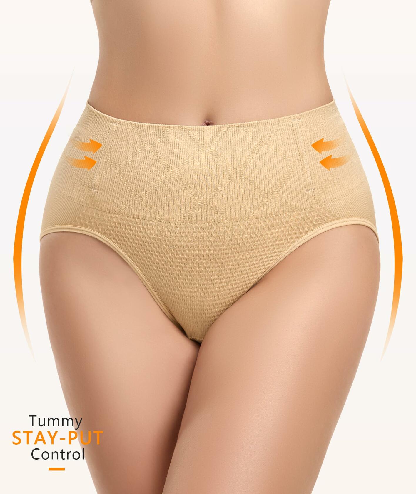 SIMIYA Shapewear Tummy Control Mid Waist Trainer Briefs Size 3XL