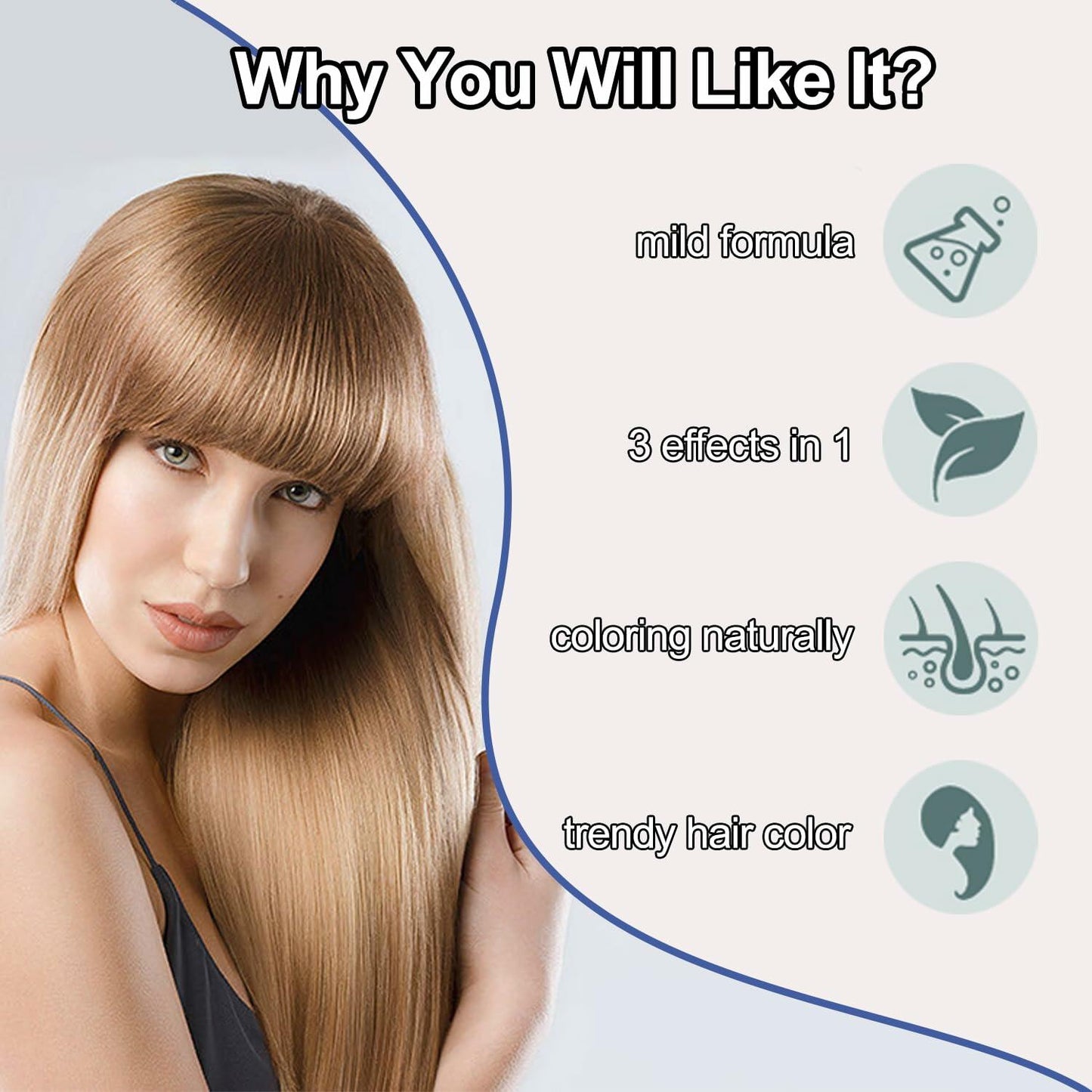 BestBy08/26 Hair Dye Shampoo 3-in-1 Coconut Oil Instant Color Cherry Brown