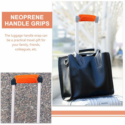 LIFKOME 2pcs Soft Neoprene Luggage Handle Wraps Comfortable Grip Covers