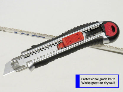 Smithline Utility Knife 18mm Retractable Razor Box Cutter SK2 Blades