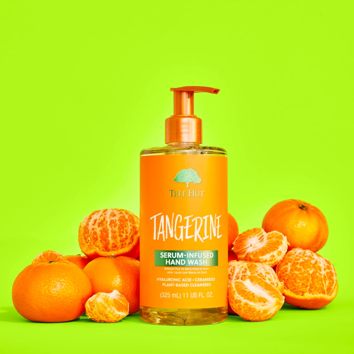 Tree Hut Tangerine Serum Infused Hand Wash Nourish Hydrate 11 fl oz