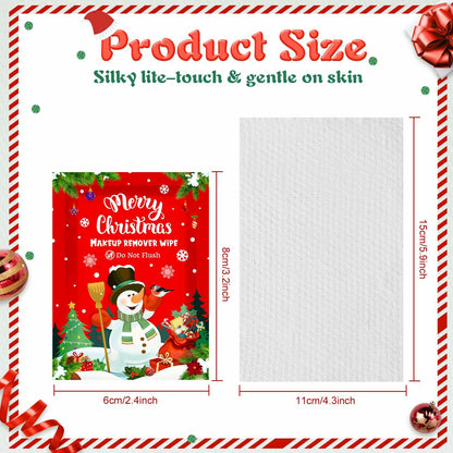 [Like New] Heigble 100 Pcs Makeup Remover Wipes Individually Wrapped Facial Cleansing