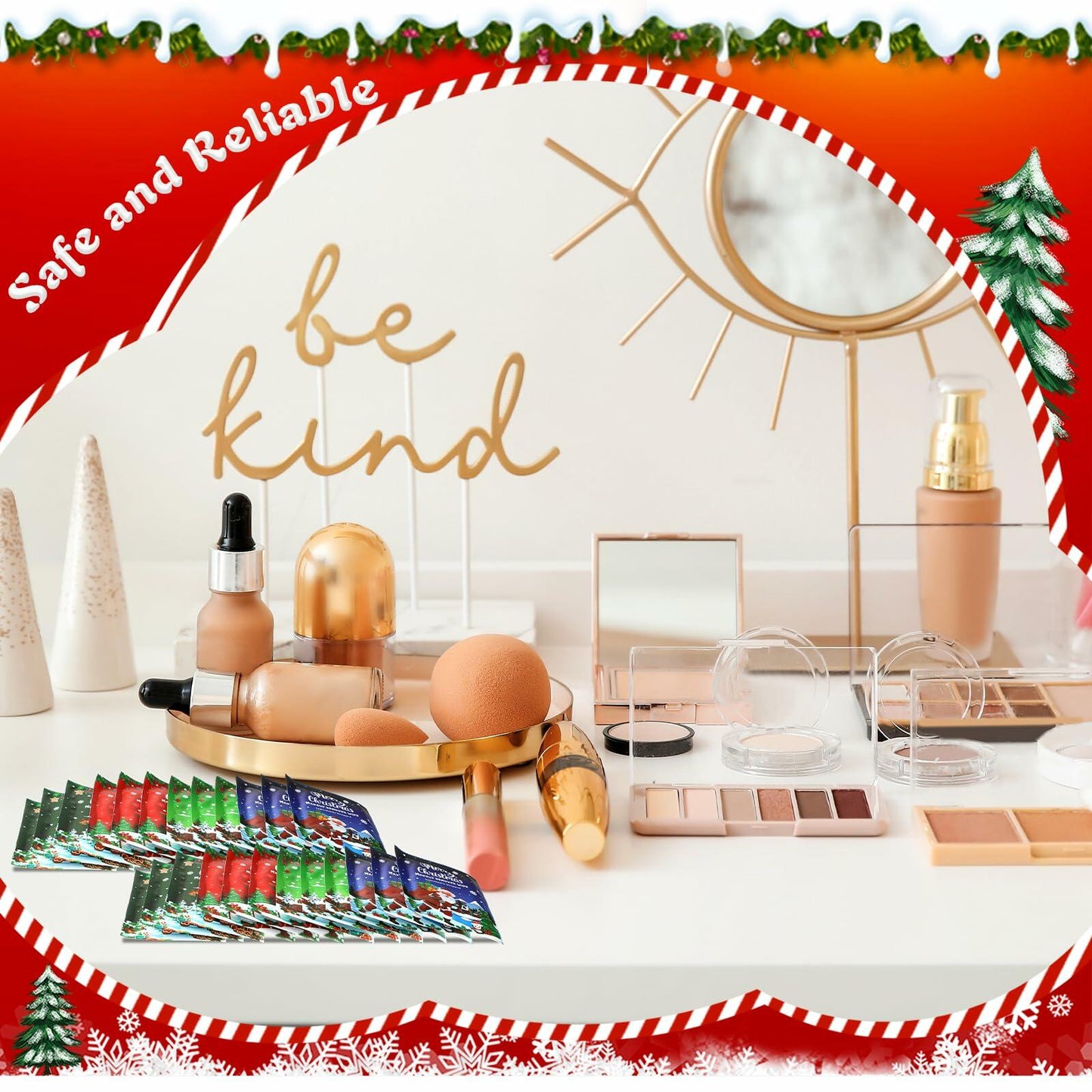 [Like New] Heigble 100 Pcs Makeup Remover Wipes Individually Wrapped Facial Cleansing