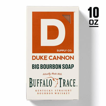 Duke Cannon Supply Co. Men's Bourbon Bar Soap 10 oz Extra Large USA Made