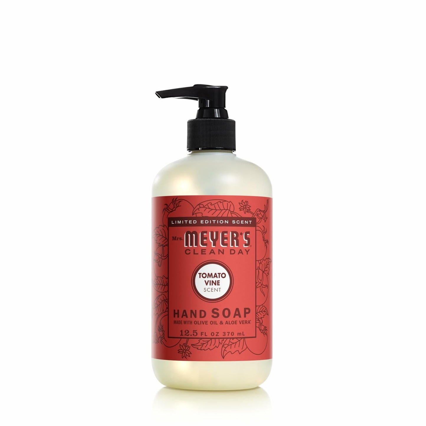 MRS. MEYER'S CLEAN DAY Liquid Hand Soap Tomato Vine Scent 12.5oz Red