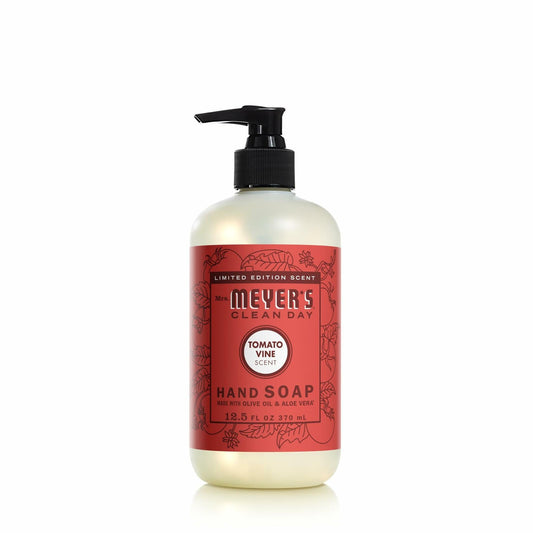 MRS. MEYER'S CLEAN DAY Liquid Hand Soap Tomato Vine Scent 12.5oz Red