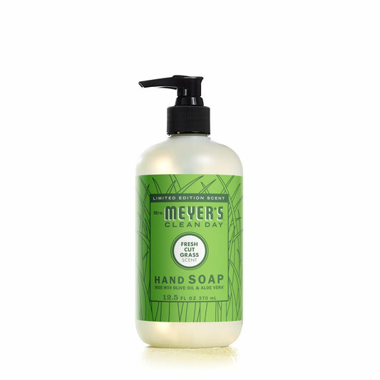 MRS. MEYER'S CLEAN DAY Liquid Hand Soap Fresh Cut Grass Scent 12.5oz