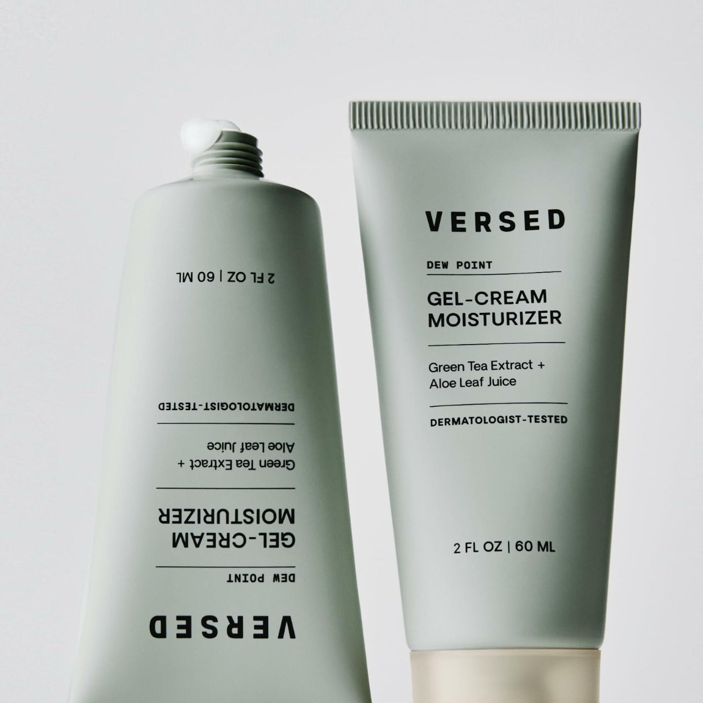 Versed Dew Point Gel Moisturizer Face Antioxidant Green Tea Aloe 2 fl oz