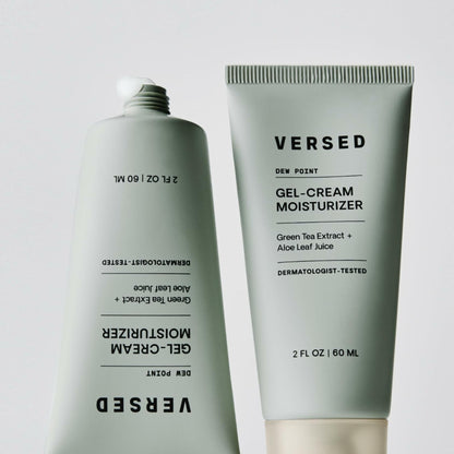 Versed Dew Point Gel Moisturizer Face Antioxidant Green Tea Aloe 2 fl oz
