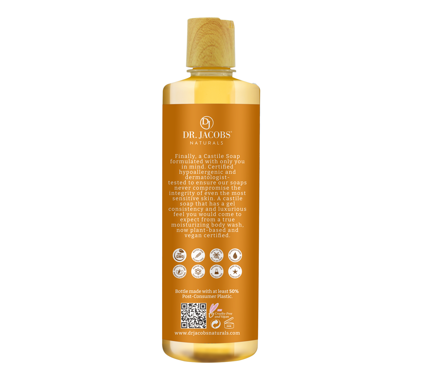 Orange & Ginger Castile Body Wash (All American)