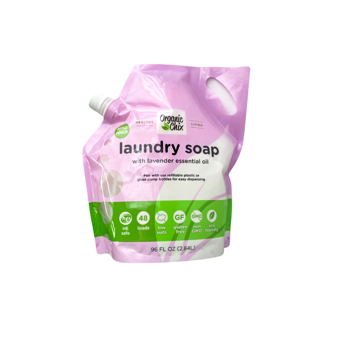 Natural Non-Toxic Laundry Soap - 96 oz Refill