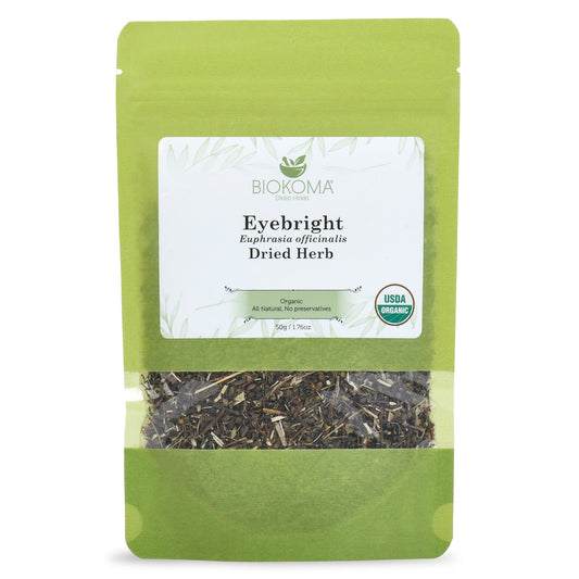 Eyebright (Euphrasia officinalis) Organic Dried Herb 50g 1.76oz