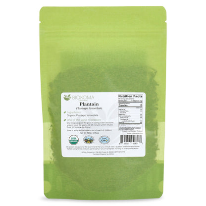 Plantain (Plantago lanceolata) Organic Dried Leaves 50g 1.76oz