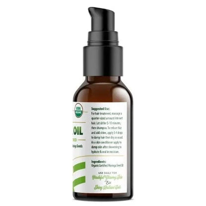 Organic Moringa Seed Oil Pura Vida 2oz/4oz
