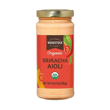 Woodstock Sriracha Aioli, 6.5 Oz Bottle (Pack of 6)