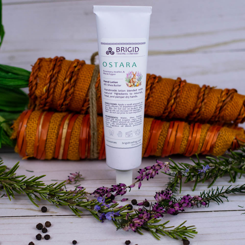 Ostara Natural Hand Lotion - Heather, Rosemary, and Black Pepper
