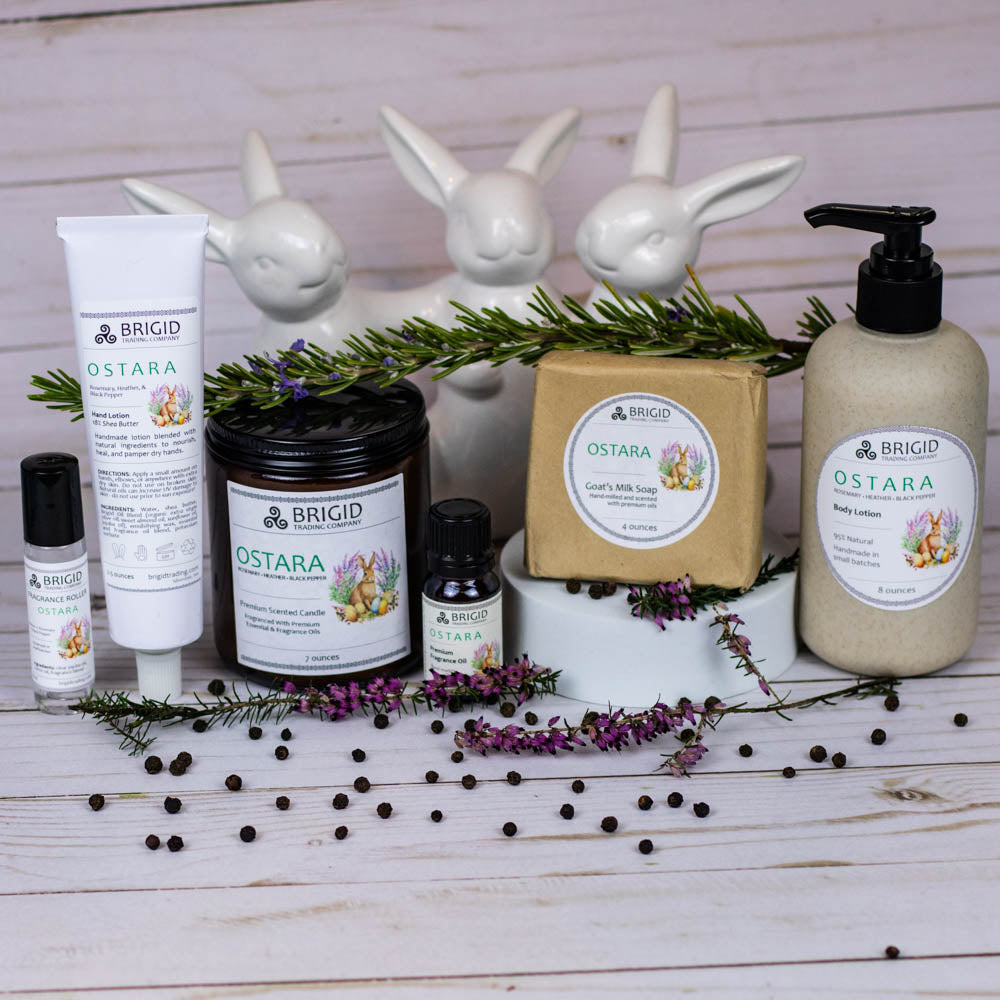 Ostara Natural Hand Lotion - Heather, Rosemary, and Black Pepper