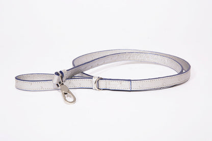 Dog Leash-Small, Metallic Ostrich