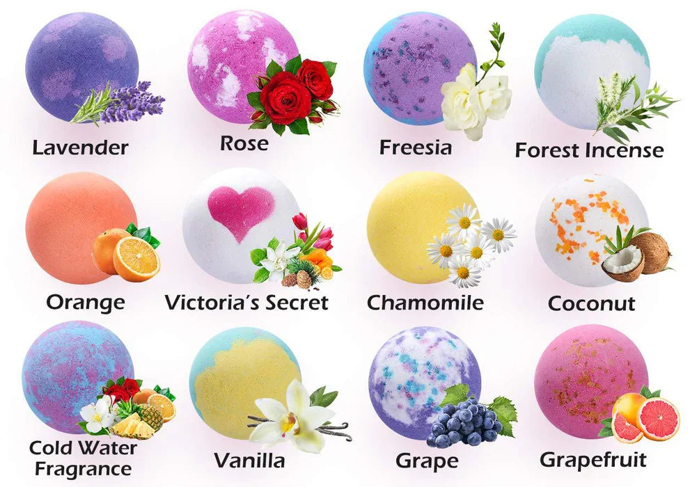 HOMASY Natural & Handmade Bath Bomb Gift Set