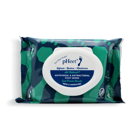 pHeet® Antifungal & Antibacterial Foot Wipes