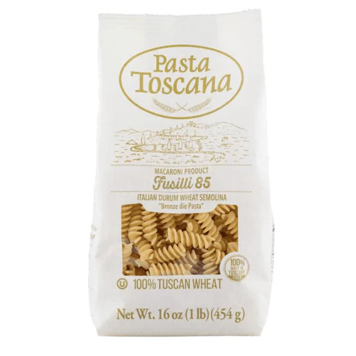 Fusilli Pasta, 1 Lb, Pack of 12 by Pasta Toscana