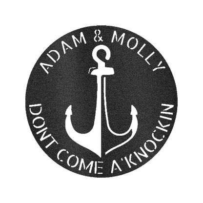 Anchor Plaque Personalized Gifts - Custom Metal Sign