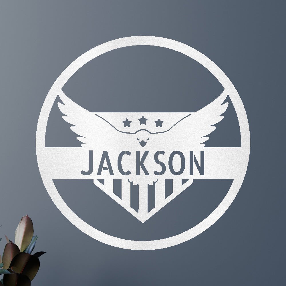 Attacking Eagle Personalized Gifts - Custom Metal Sign