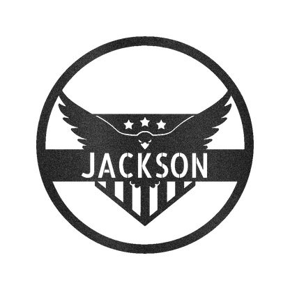 Attacking Eagle Personalized Gifts - Custom Metal Sign