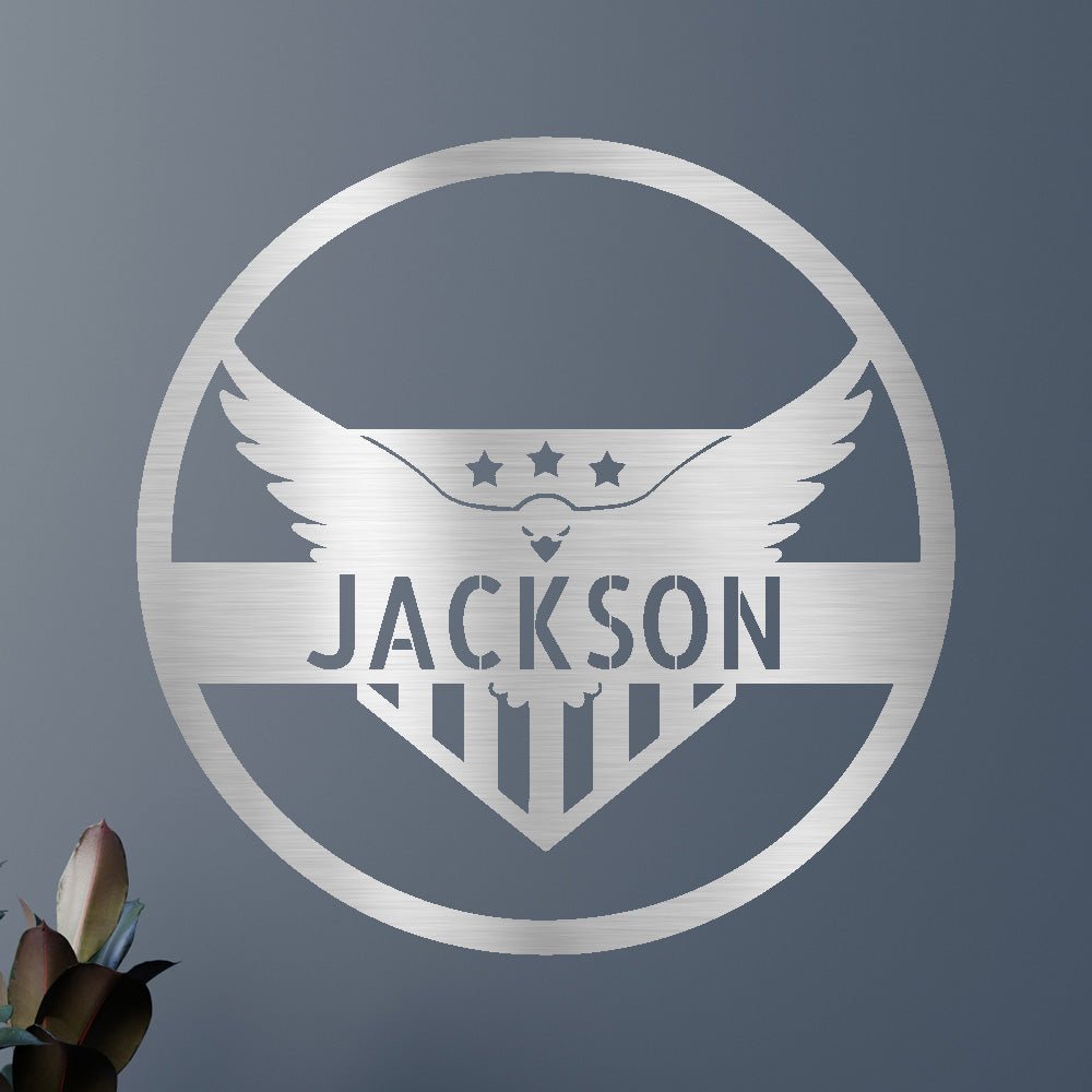Attacking Eagle Personalized Gifts - Custom Metal Sign