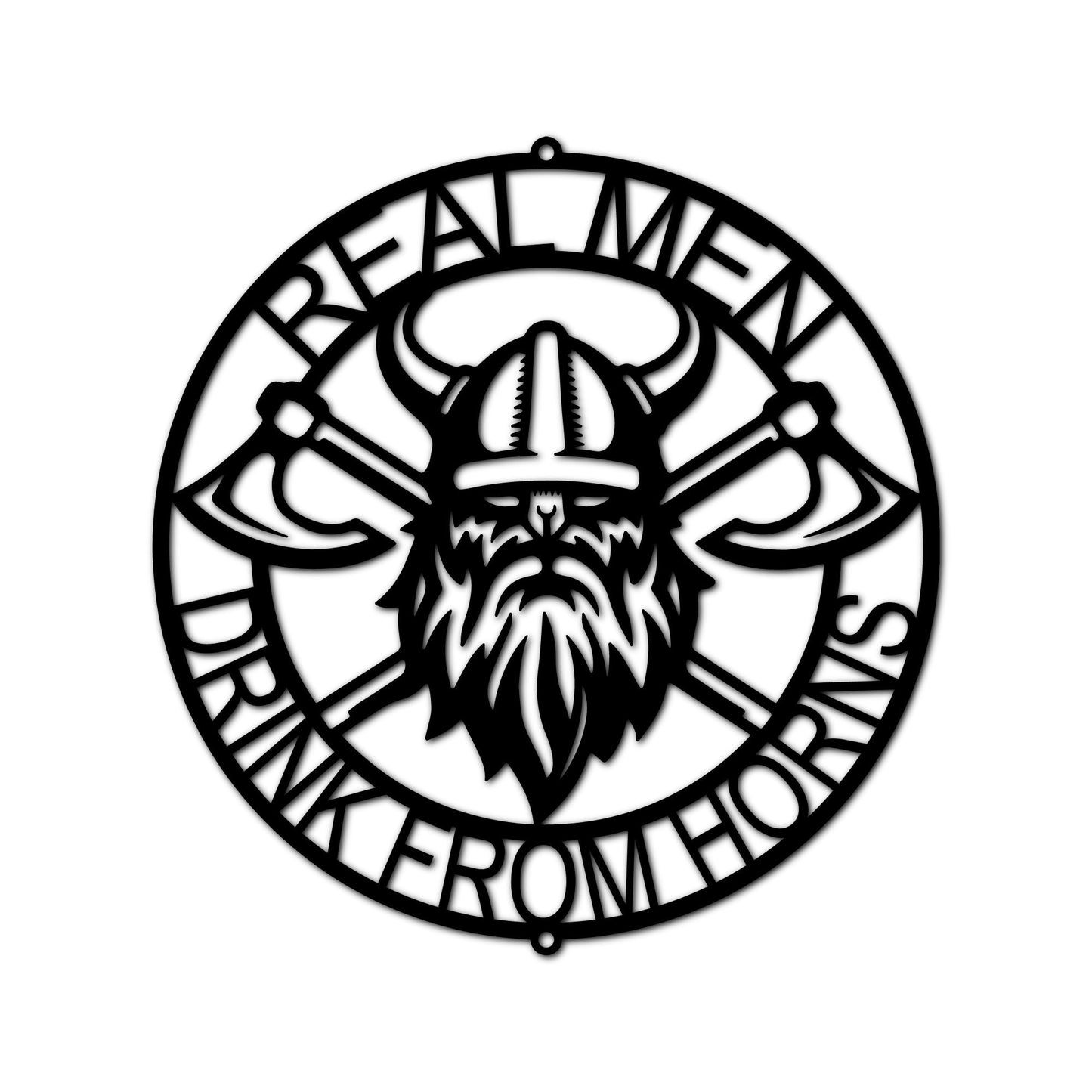 Battle Axe Ring Personalized Gifts - Custom Metal Sign