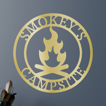 Campfire Personalized Gifts - Custom Metal Sign