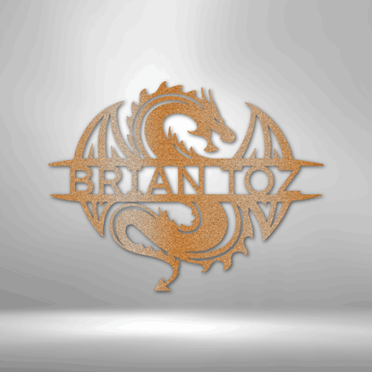 Celtic Dragon Personalized Gifts - Custom Metal Sign