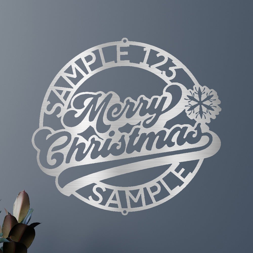 Christmas Ring Personalized Gifts - Custom Metal Sign