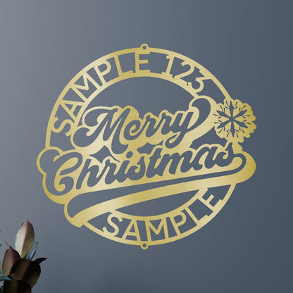 Christmas Ring Personalized Gifts - Custom Metal Sign