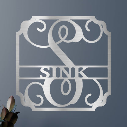 Classic Family Name Personalized Gifts - Custom Metal Sign