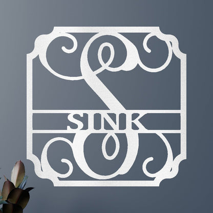 Classic Family Name Personalized Gifts - Custom Metal Sign