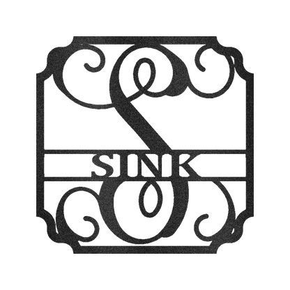 Classic Family Name Personalized Gifts - Custom Metal Sign