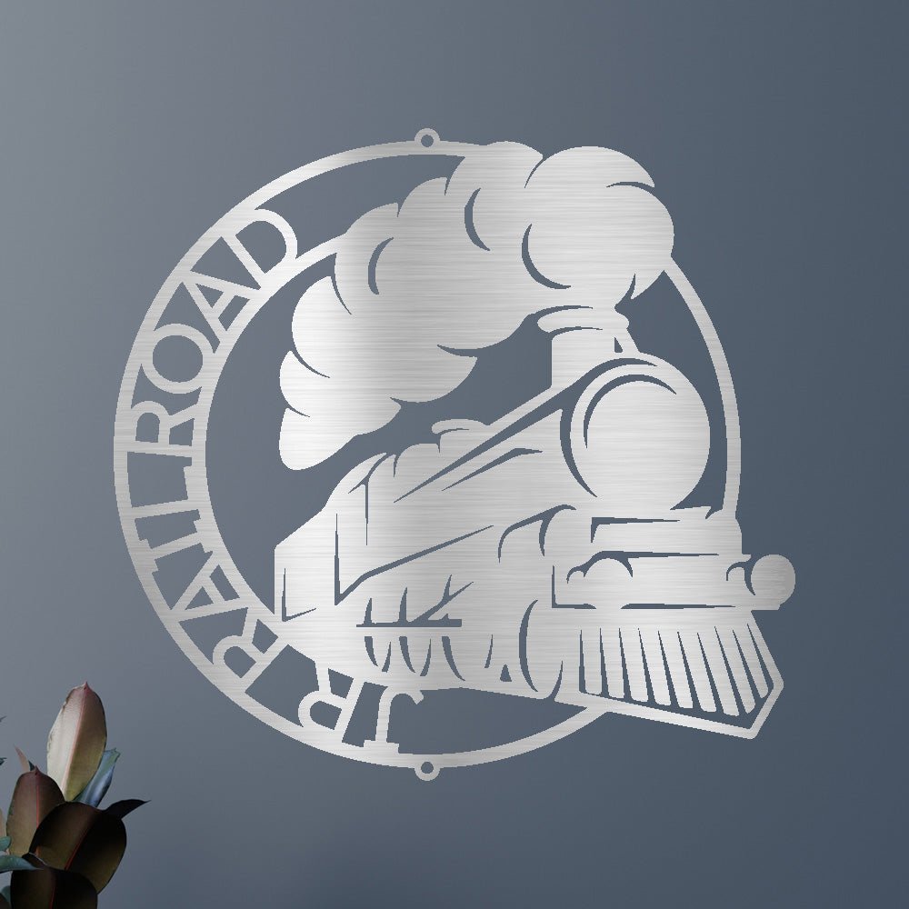 Classic Train Rail Road Ring Personalized Gifts - Custom Metal Sign