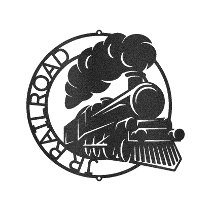 Classic Train Rail Road Ring Personalized Gifts - Custom Metal Sign