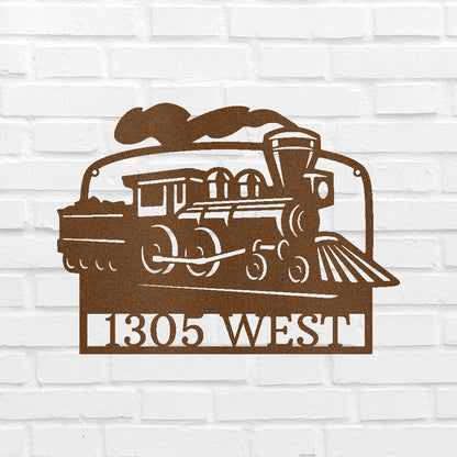 Coal Train Personalized Gifts - Custom Metal Sign