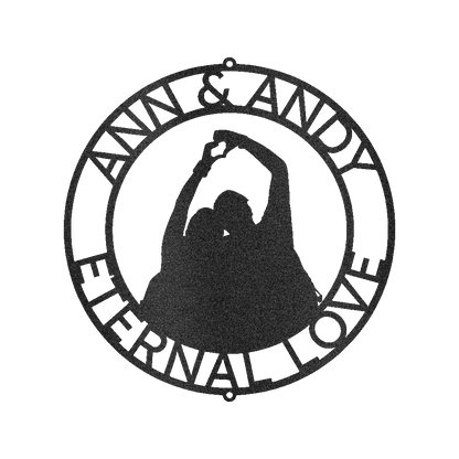 Couple Name Personalized Gifts - Custom Metal Sign, Anniversary/Wedding Gift