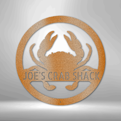 Crab Personalized Gifts - Custom Metal Sign