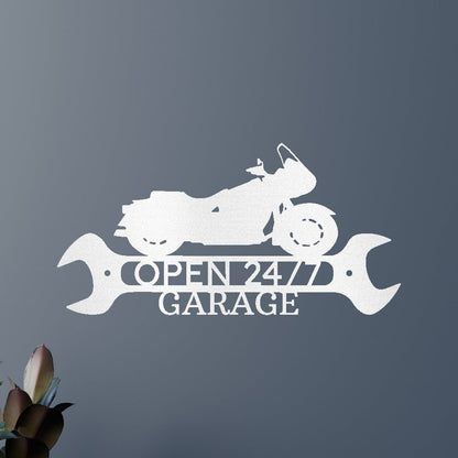 Cruiser Garage Shop Personalized Gifts - Custom Metal Sign