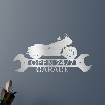 Cruiser Garage Shop Personalized Gifts - Custom Metal Sign