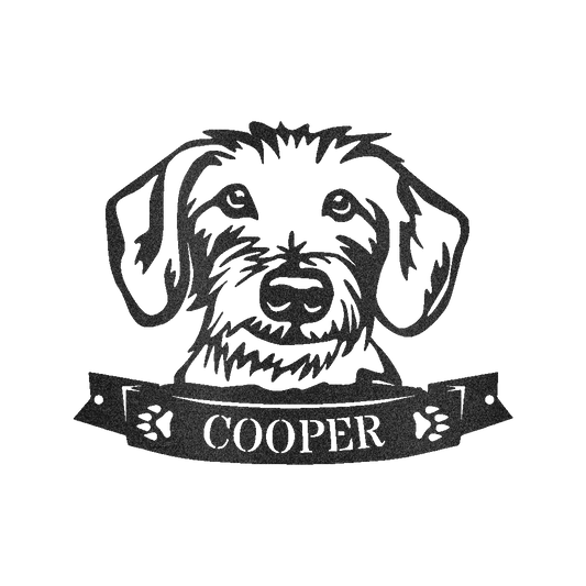 Dachshund Face Personalized Gifts - Custom Metal Sign