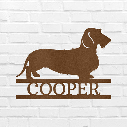 Dachshund Personalized Gifts - Custom Metal Sign