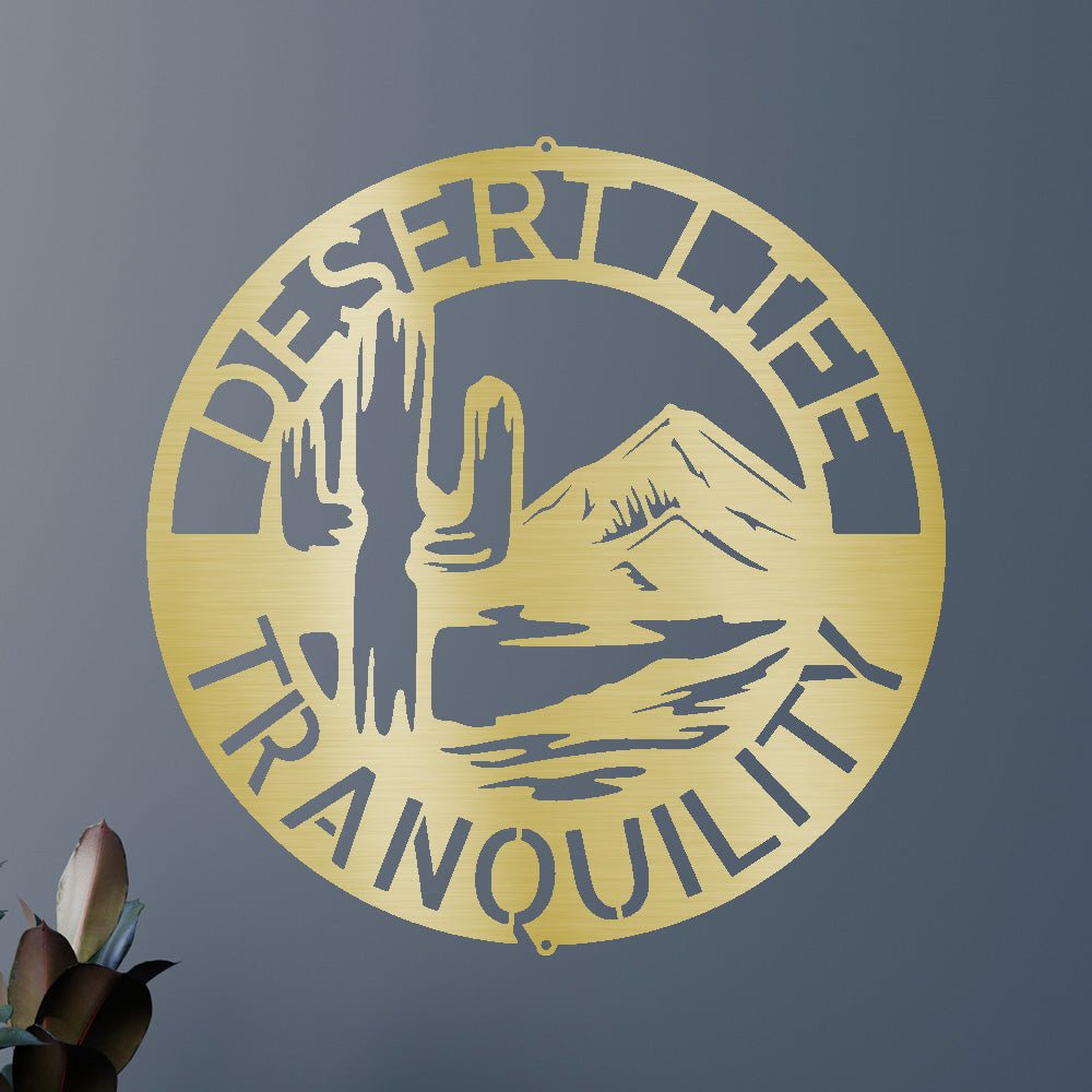 Desert Life Personalized Gifts - Custom Metal Sign
