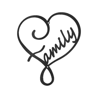 Family Love Personalized Gifts - Custom Metal Sign